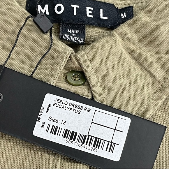 Motel Rocks Jeelo Bodycon Dress - Eucalyptus - NWT - Picture 6 of 7